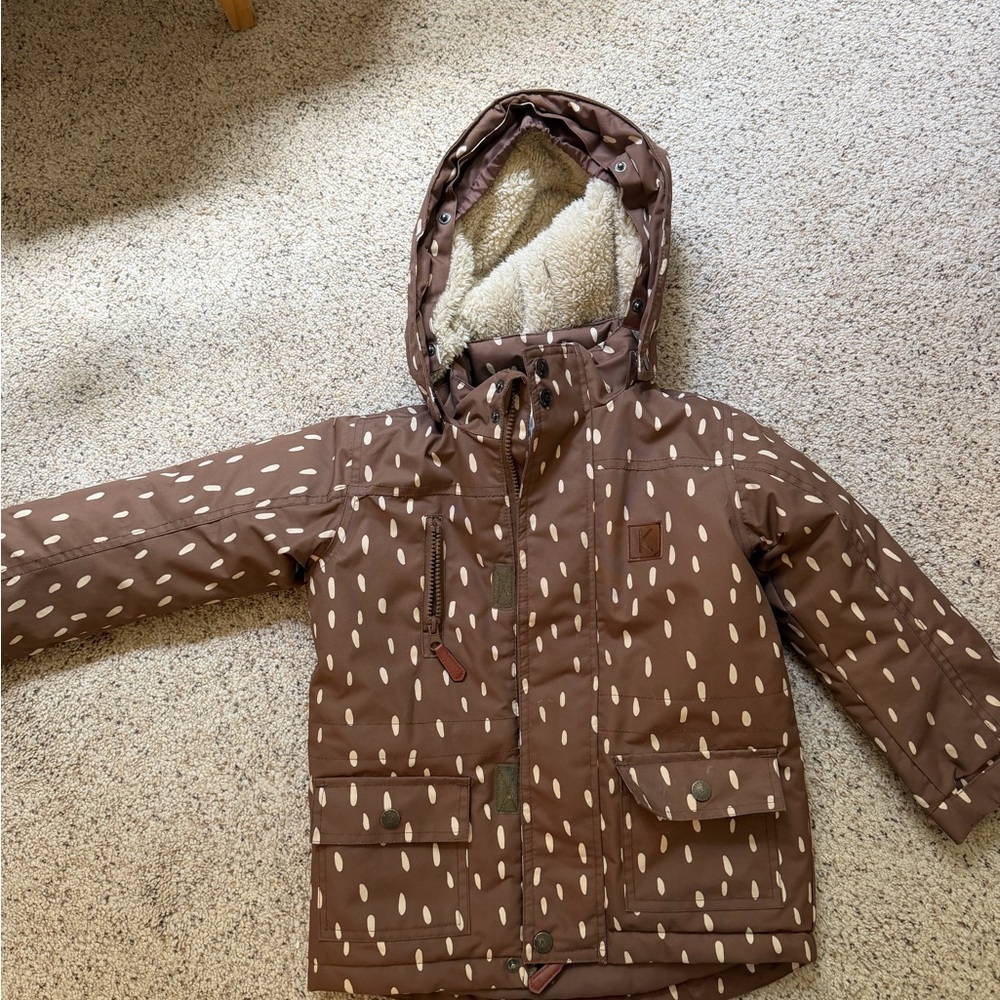 Kuling Scandinavian kids waterproof ski jacket parka
